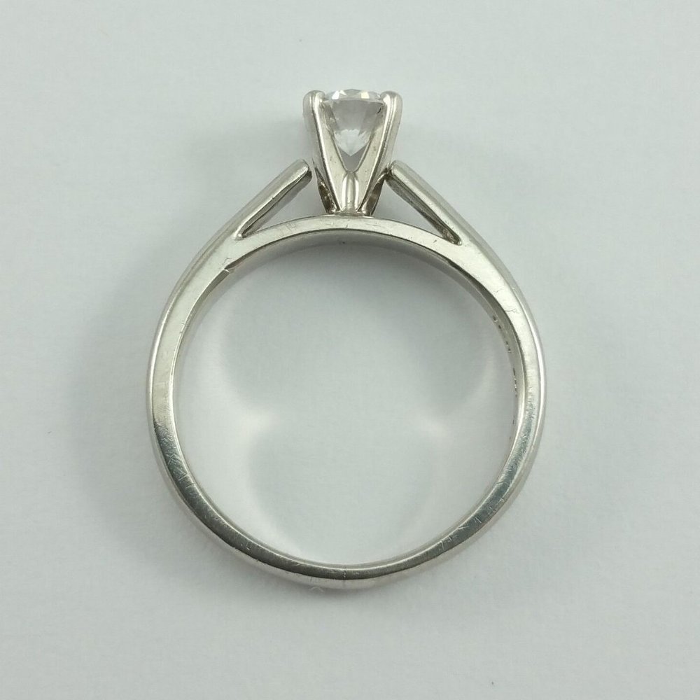 Exquisite Solid White Platinum 950pl Designer Eng… - image 7